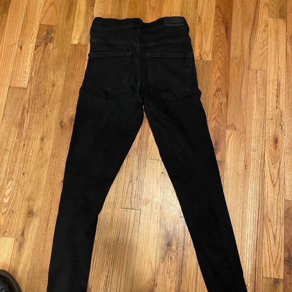 Express high-rise stretch legging, distressed knees, black- Size 0R - Picture 7 of 9